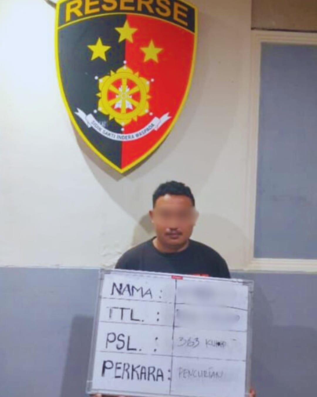Pelaku pembobolan gudang kosmetik di Gatsu Timur.