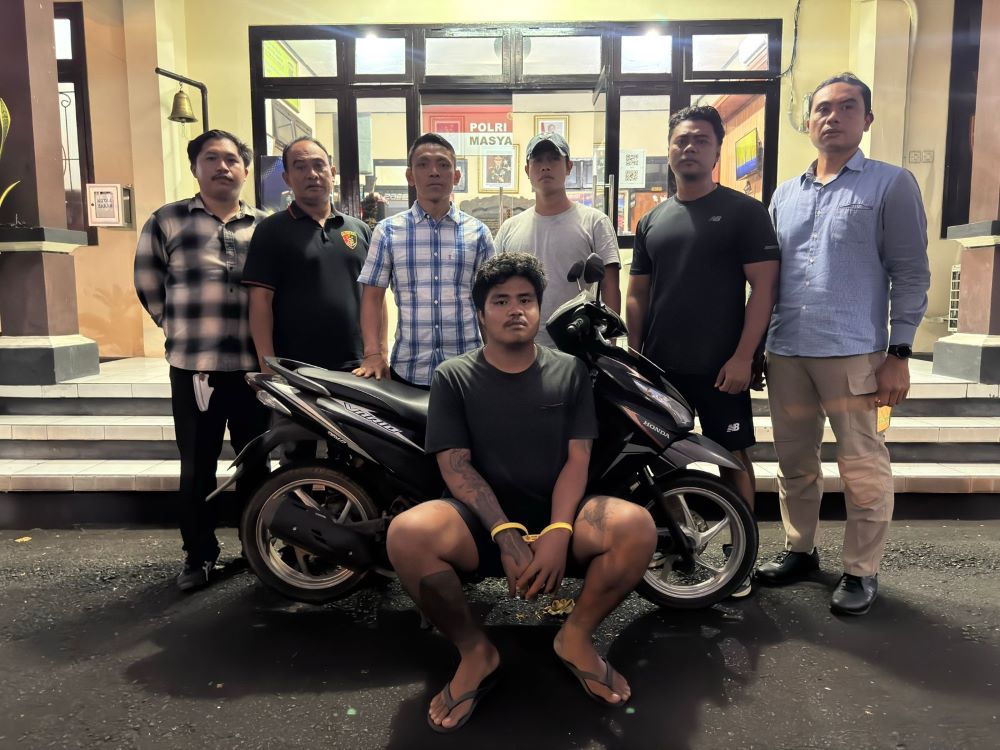 Polsek Karangasem mengungkap kasus pencurian motor yang dilakukan oleh saudara korban.