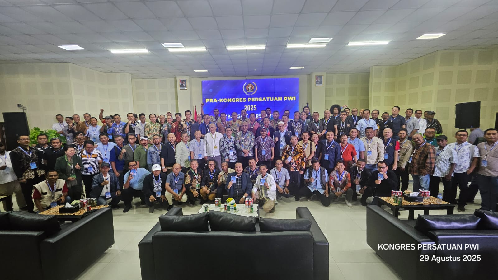 Pra-Kongres PWI 2025, Jumat (29/8).