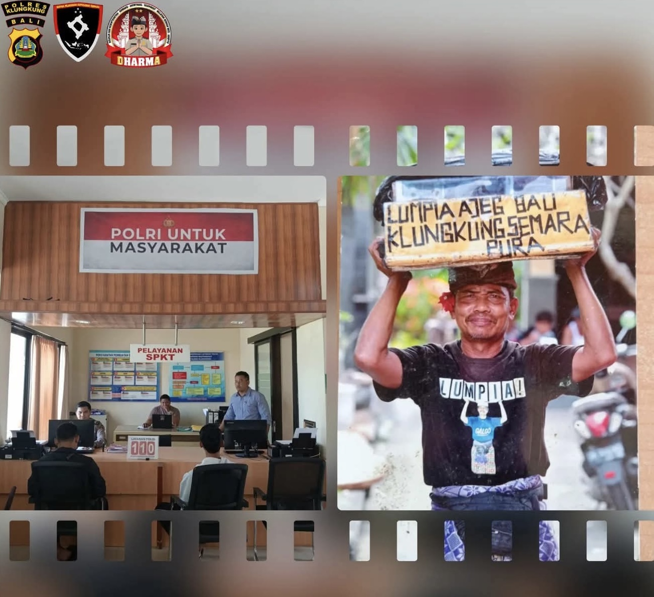 Foto Pak Yan Belog, pedagang lumpia ikonik ubud yang dilaporkan hilang