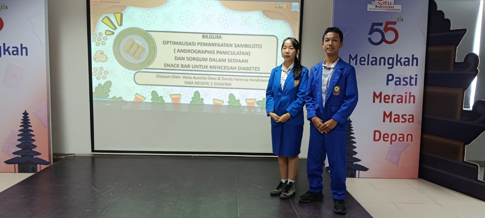 Vexia Aurellia pemenang kompetisi AHM Best Student (AHMBS) 2025 tingkat regional Bali