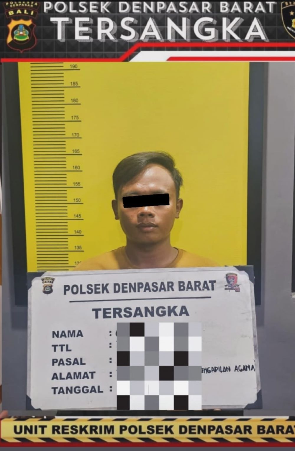 Warga Jember terlibat pencurian HP di Pemecutan Denpasar ditangkap Polsek Denpasar Barat.