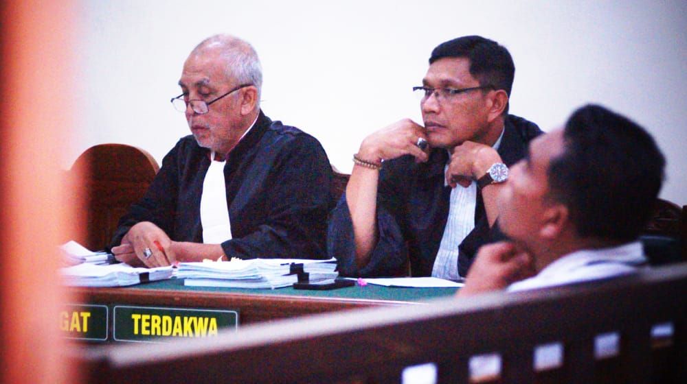 Sidang lanjutan oknum wartawan di Jembrana Bali, I Putu Suardana di Pengadilan Negeri (PN) Negara hadirkan saksi ahli pada Kamis (23/10/2025).