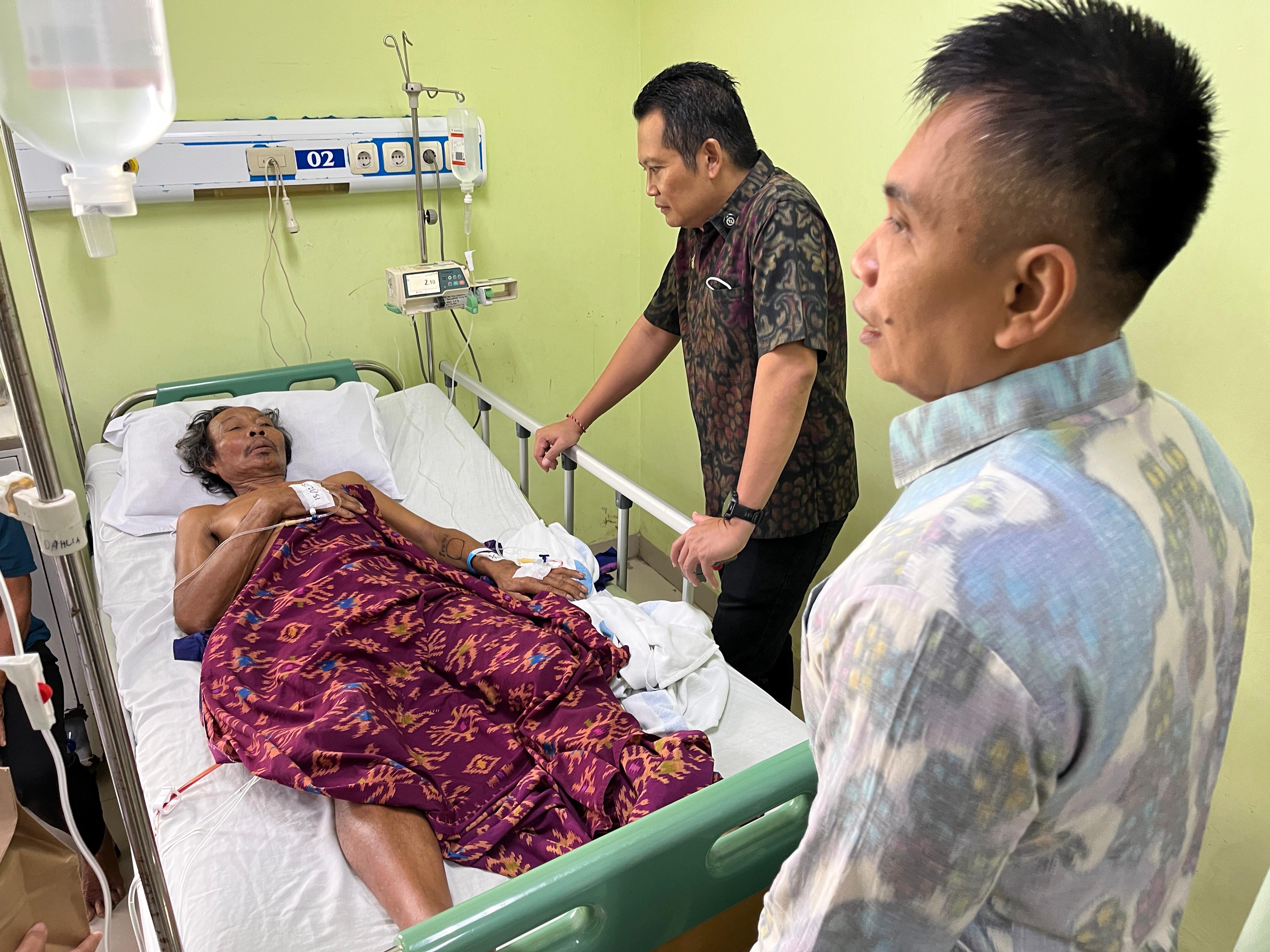 Bupati Jembrana I Made Kembang Hartawan saat menghadiri peringatan Hari Ulang Tahun (HUT) ke-91 RSU Negara, Selasa (16/12/2025).