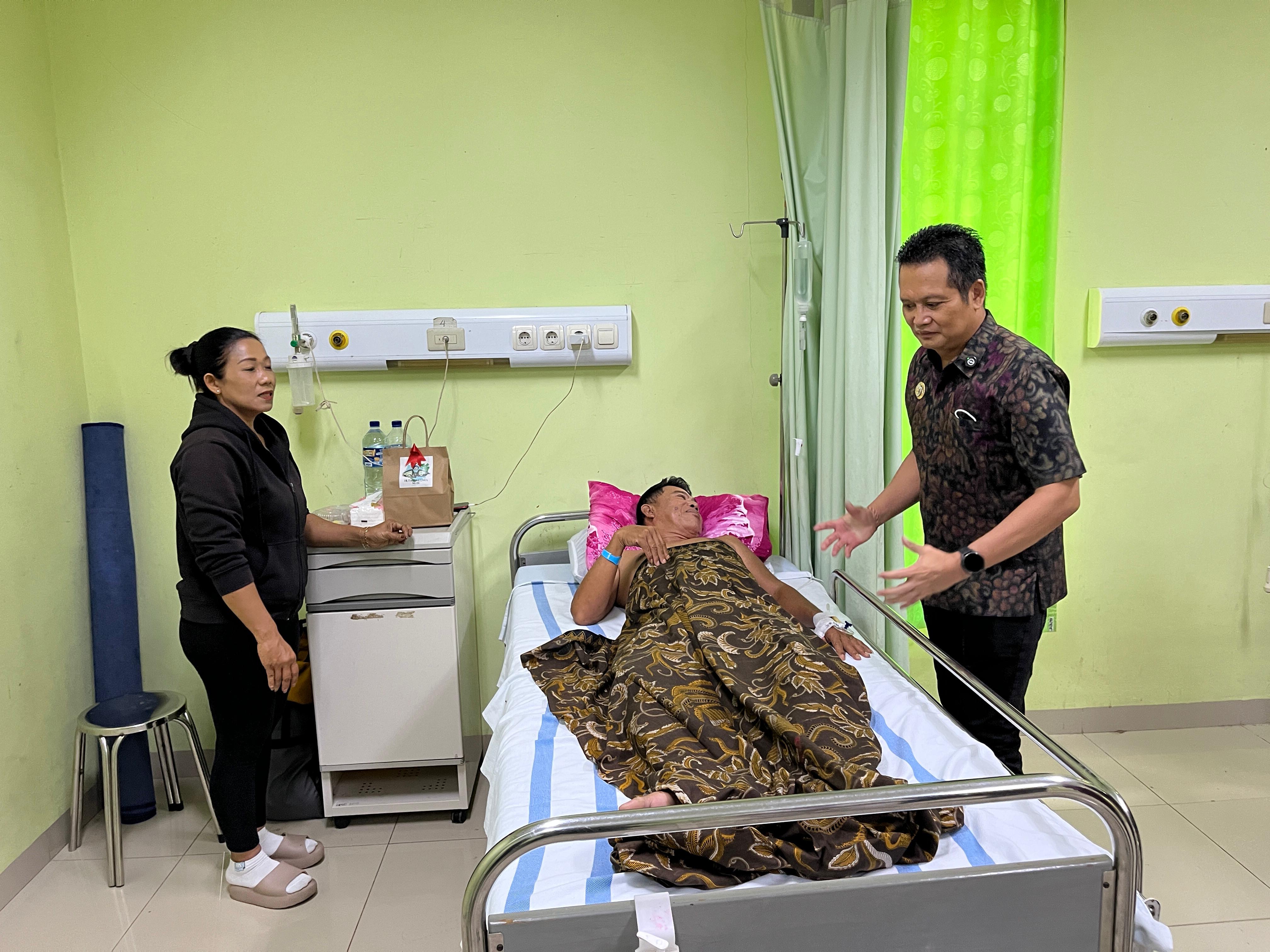 Bupati Jembrana I Made Kembang Hartawan saat menghadiri peringatan Hari Ulang Tahun (HUT) ke-91 RSU Negara, Selasa (16/12/2025).
