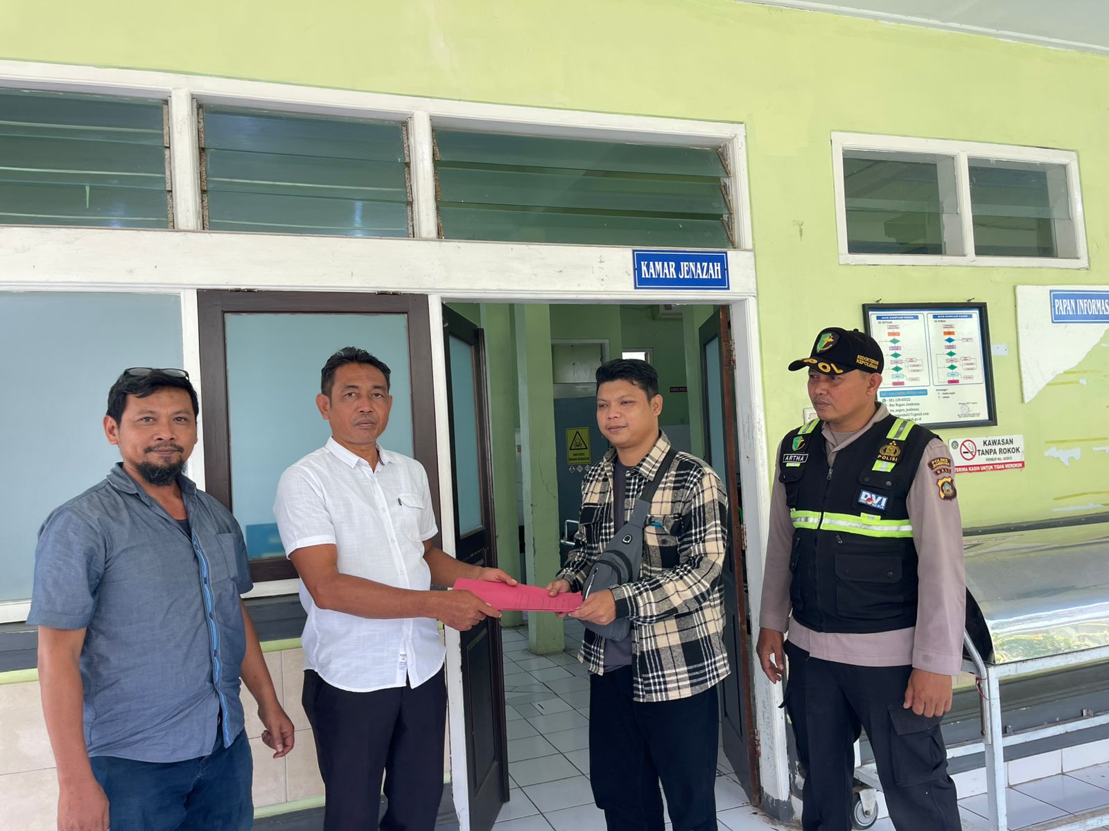 Abdul Rozak Agus Maulana saat ditemui di RSU Negara, Rabu (17/12).