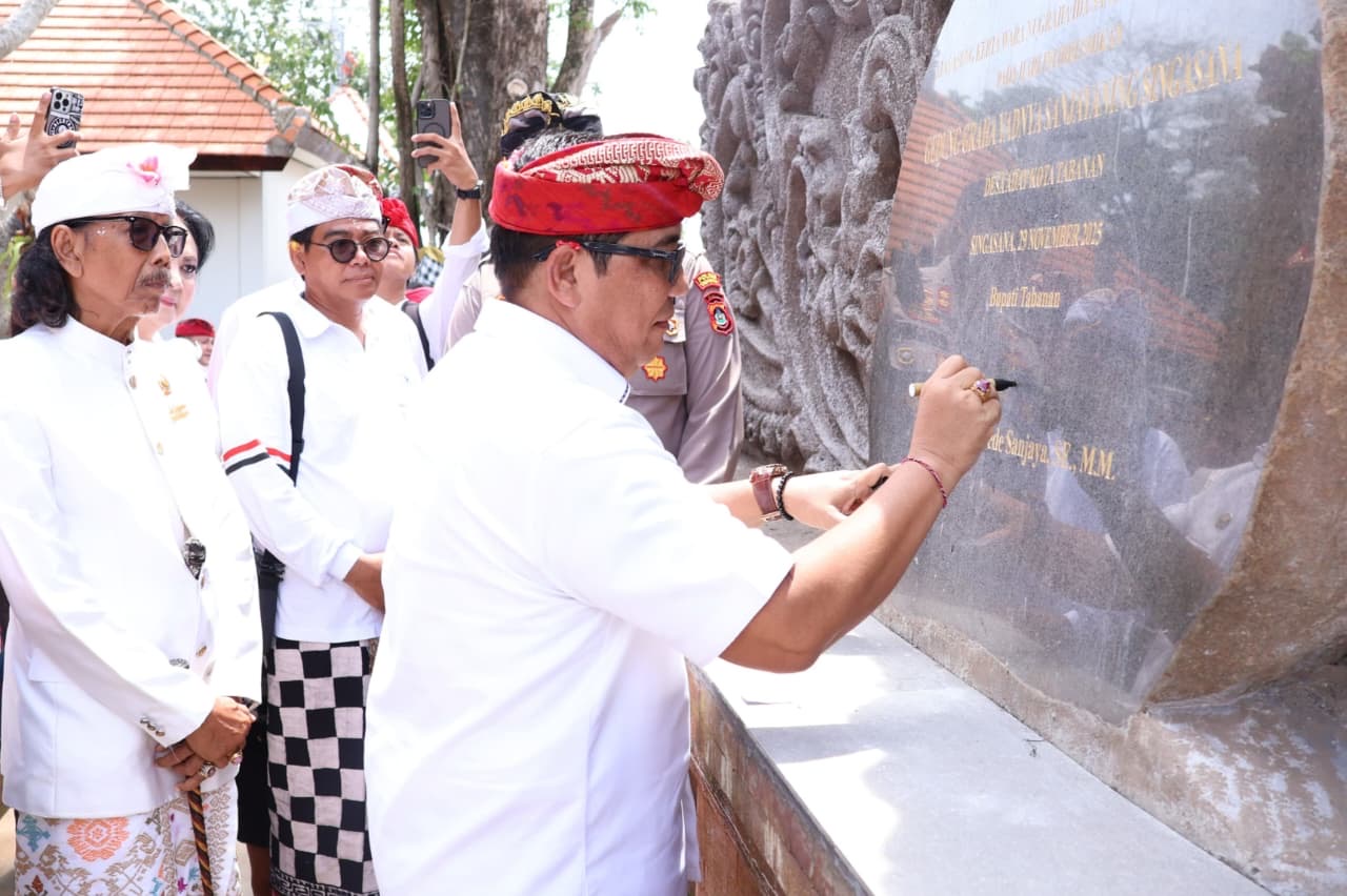 Gedung Graha Yadnya Sanjayaning Singasana Sebagai Pusat Kegiatan adat dan budaya Secara Resmi di buka.