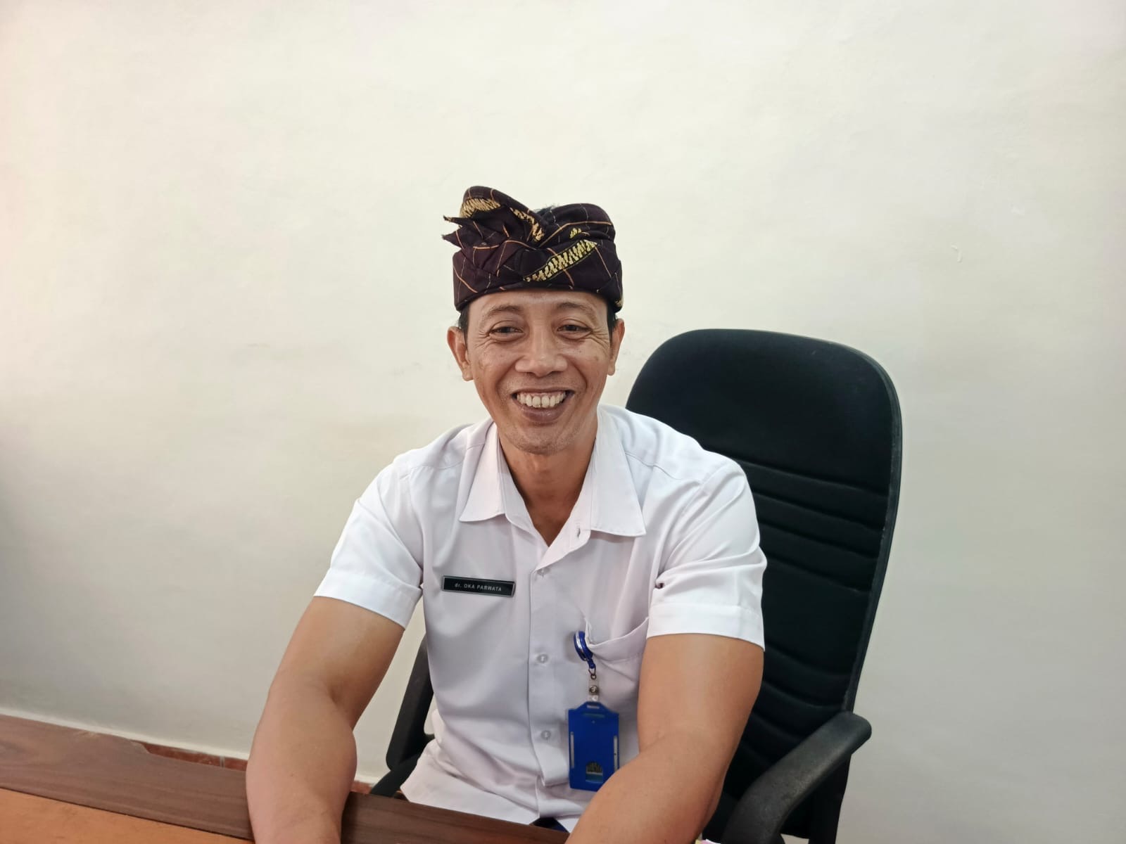 Kepala Dinas Kesehatan dan Sosial Jembrana, dr. I Gusti Bagus Ketut Oka Parwata