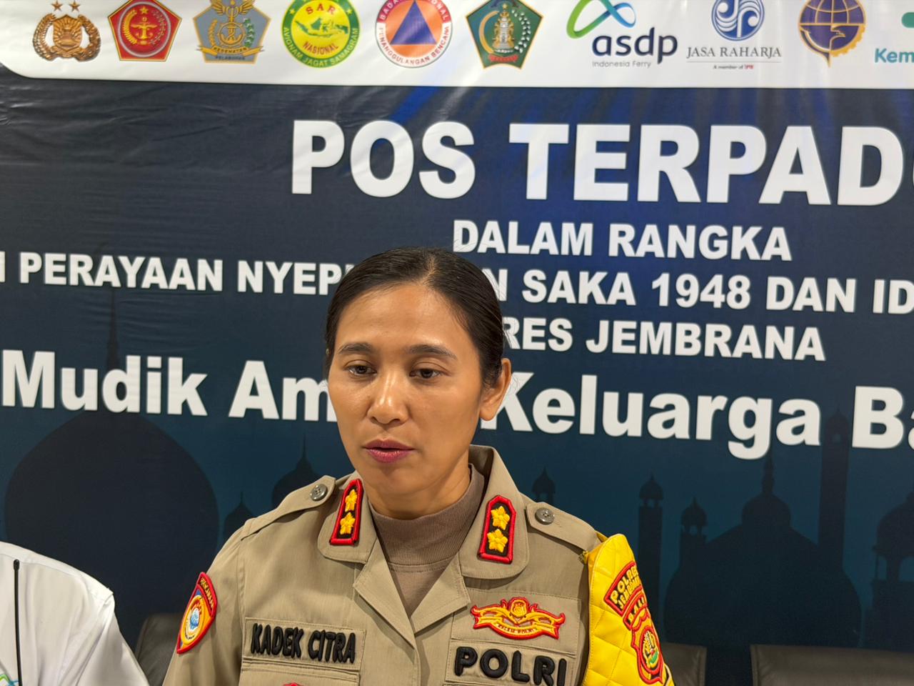Kapolres Jembrana AKBP Kadek Citra Dewi Suparwati.