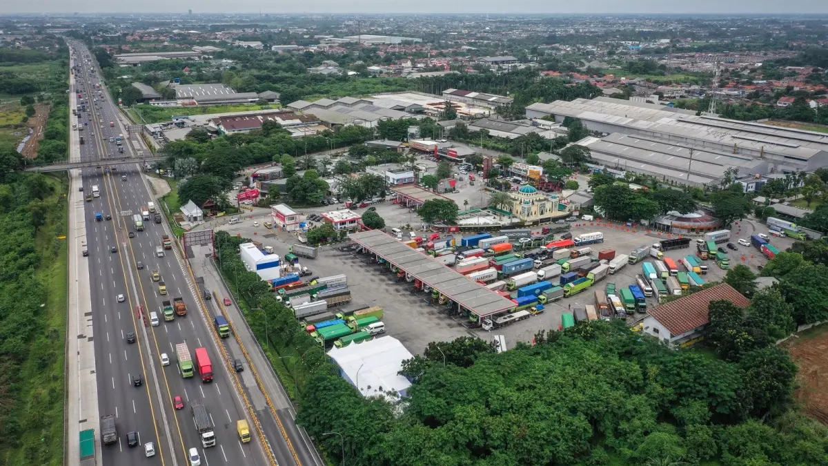 Posko Mudik BRImo yang disiapkan BRI di lima rest area tol Jakarta–Jawa