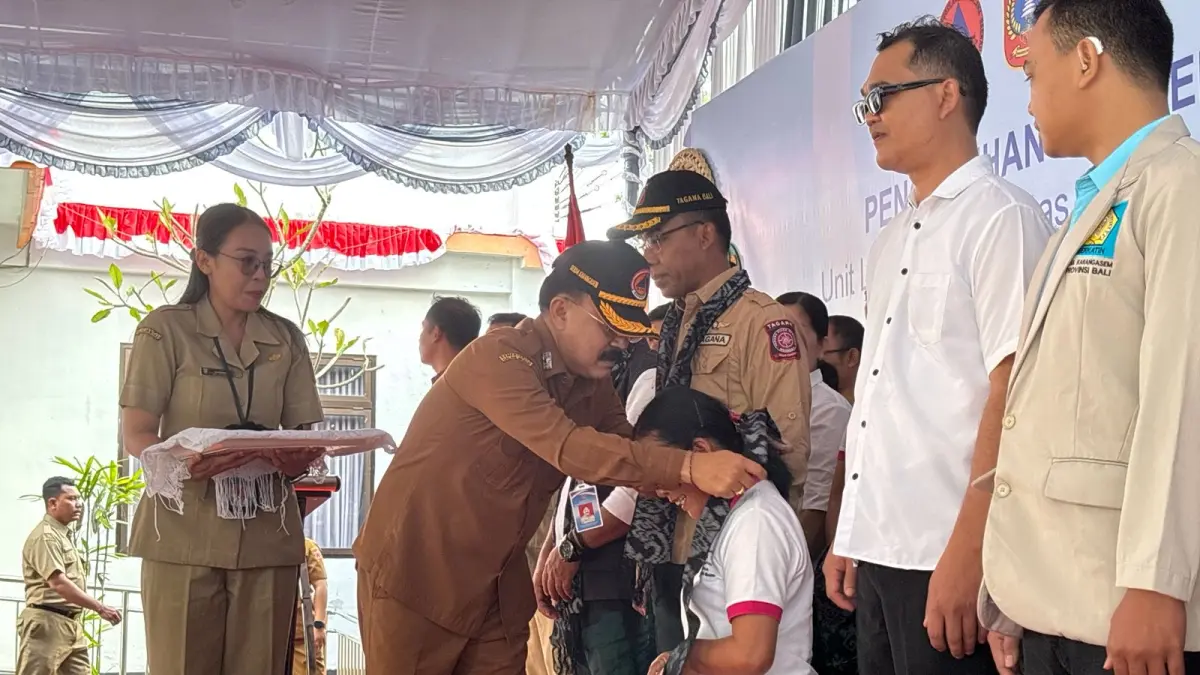 Pembentukan Unit Layanan Disabilitas Penanggulangan Bencana (ULD-PB)oleh BPBD Karangasem yang melibatkan penyandang disabilitas. (ist)