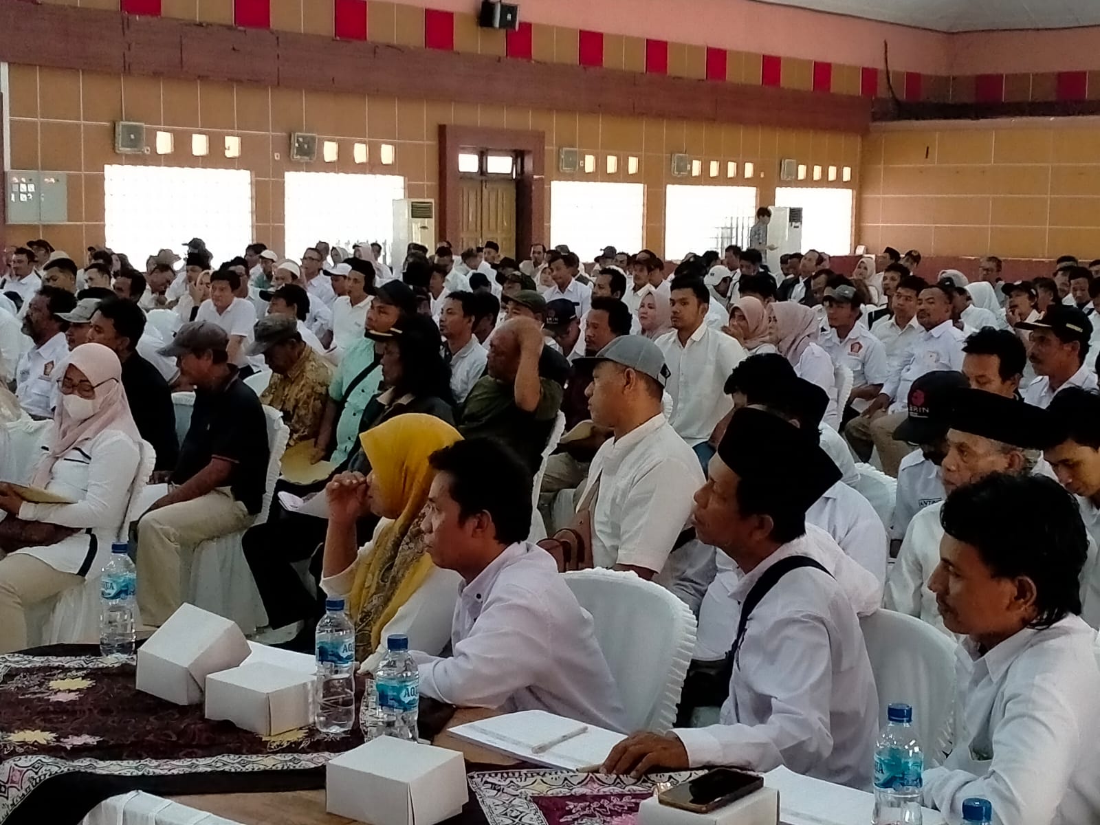 TANCAP GAS: Gerindra Kabupaten Pekalongan saat kumpulkan ratusan kader Komando Kecamatan-Desa di GPU, Kajen, Rabu (29/11)