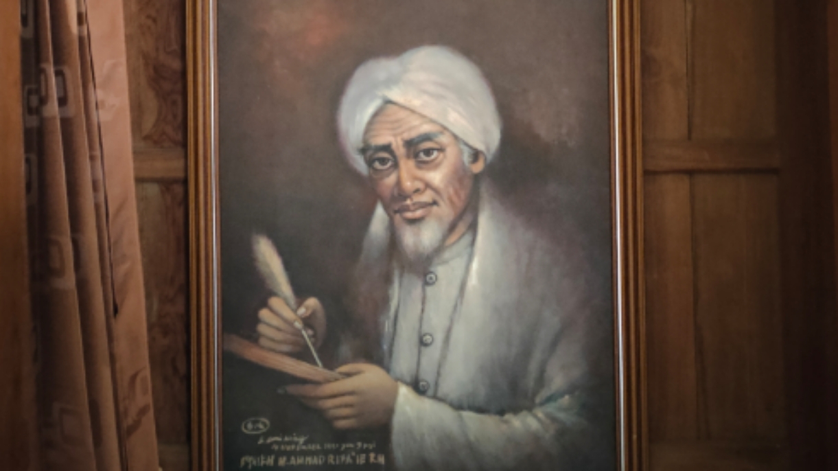 Lukisan KH Ahmad Rifa