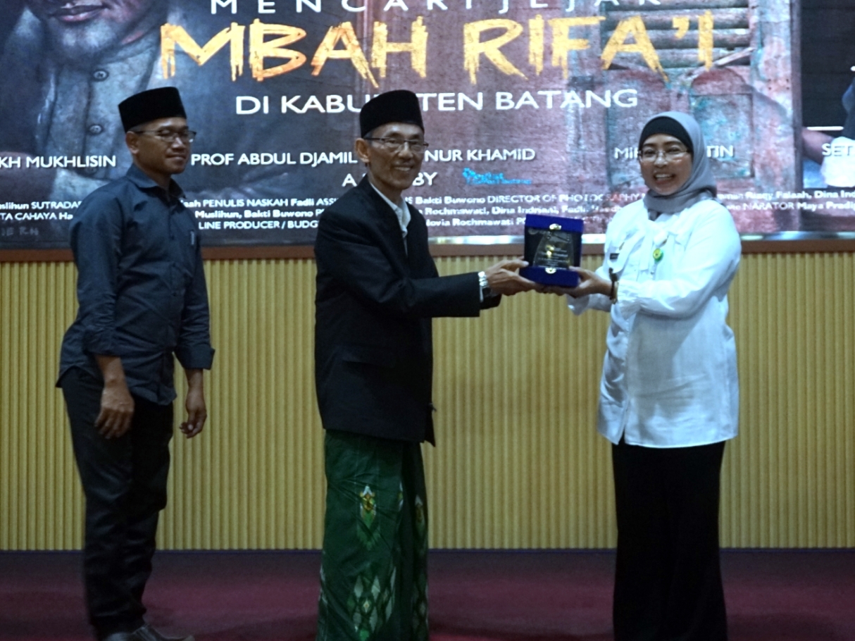 Suasana launching film dokumenter Mencari Jejak Mbah Rifa