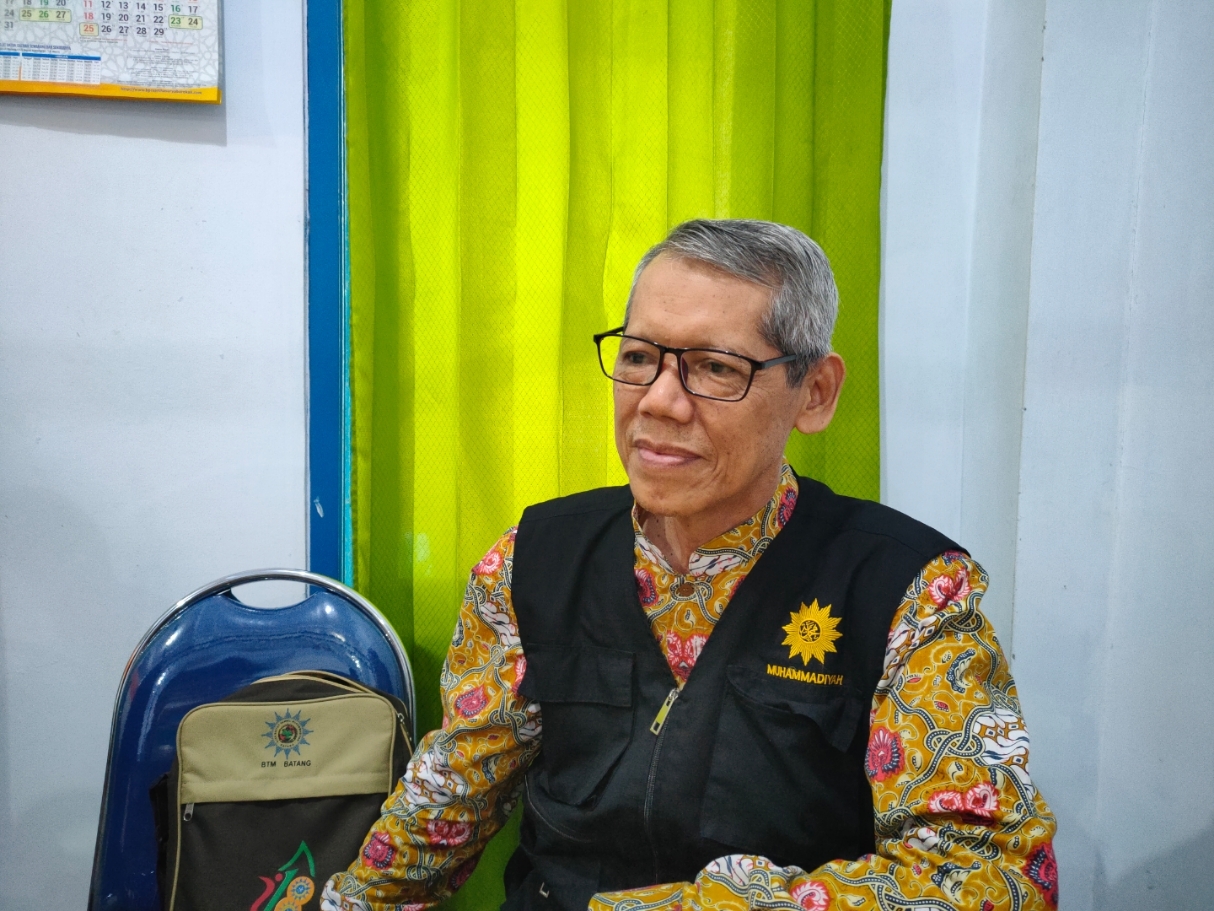 Ketua Pengurus Daerah (PD) Muhammadiyah Kabupaten Batang, Harto Setiyono. (Riyan Fadli Jawa Pos Metro Pekalongan)