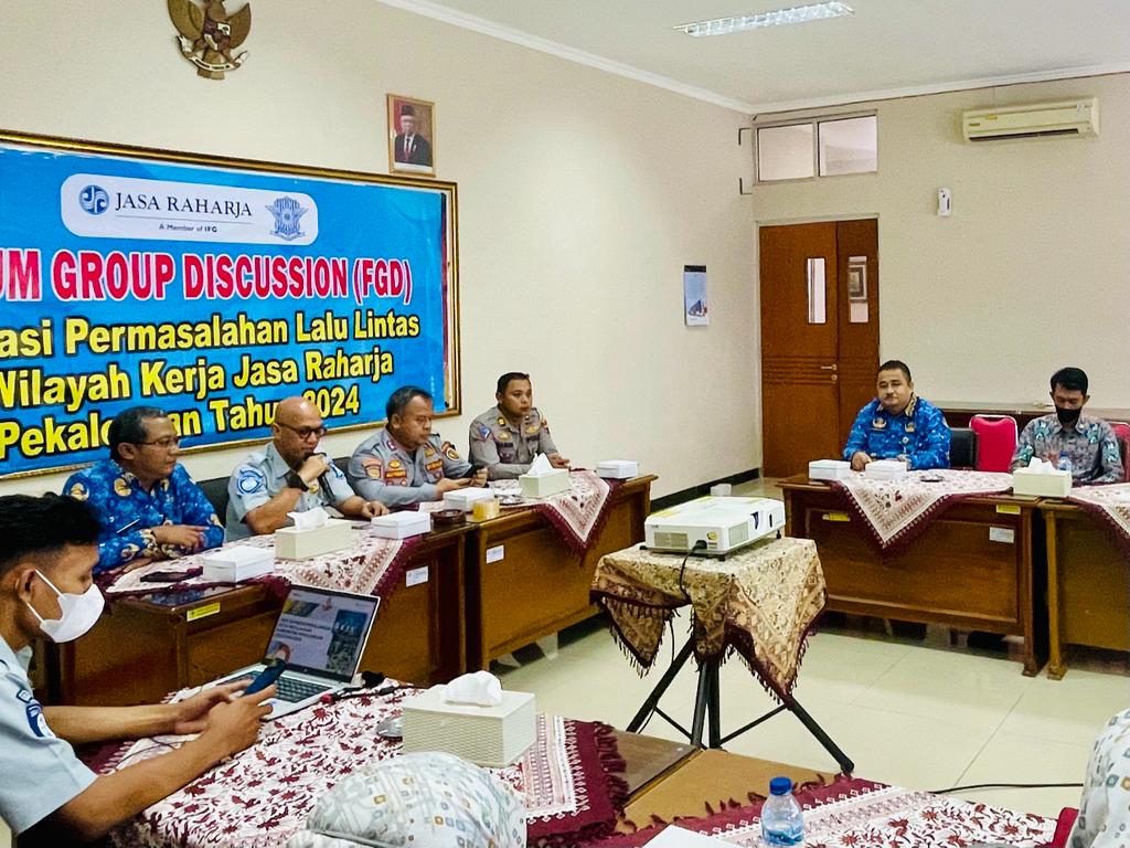 DATA LALU LINTAS: FGD soal evaluasi permasalahan lalu lintas di Kabupaten Pekalongan yang dihadiri sejumlah pihak forum lalu lintas, Rabu (17/1/2024).