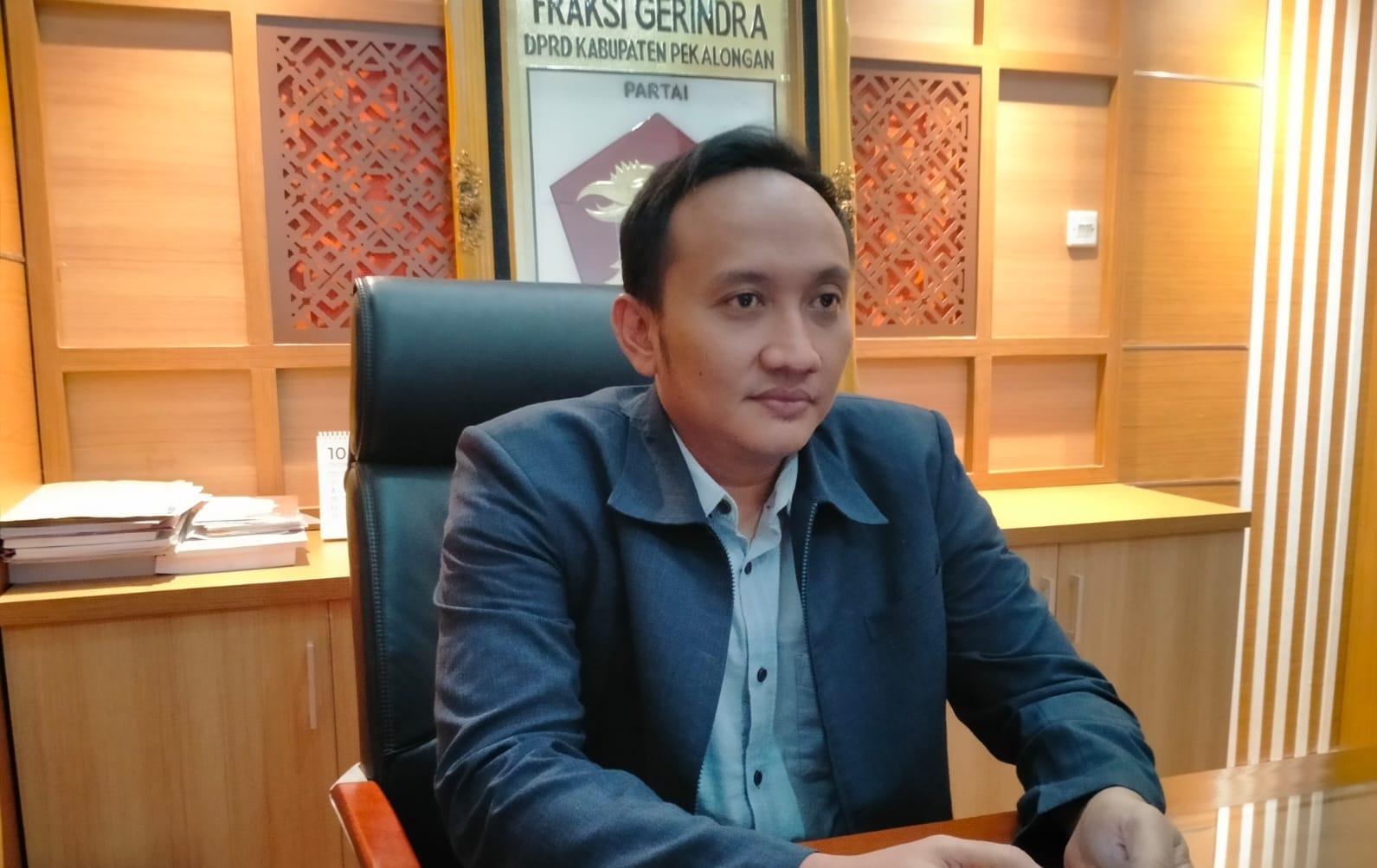 POLITIK: Ketua DPC Partai Gerindra Kabupaten Pekalongan yang juga Wakil ketua DPRD Kabupaten Pekalongan Catur Ardiansyah.