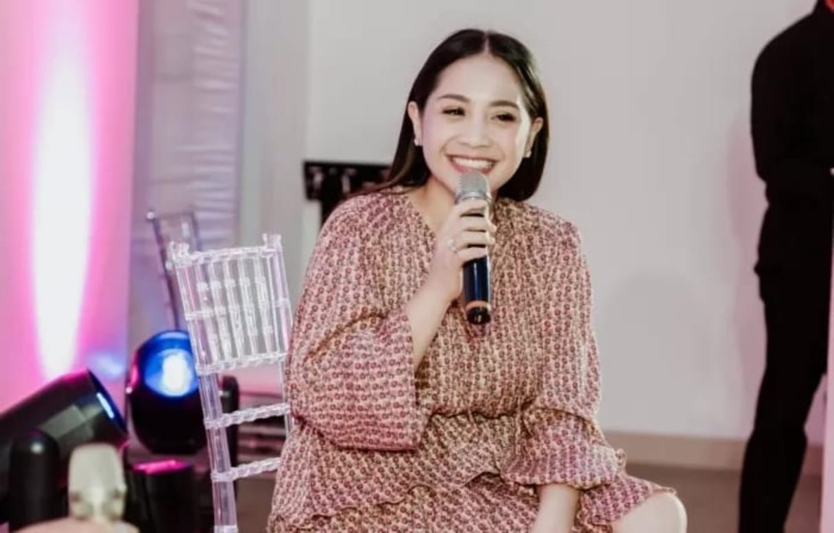 SELEBRITI: Nagita Slavina dalam peluncuran Slavina.