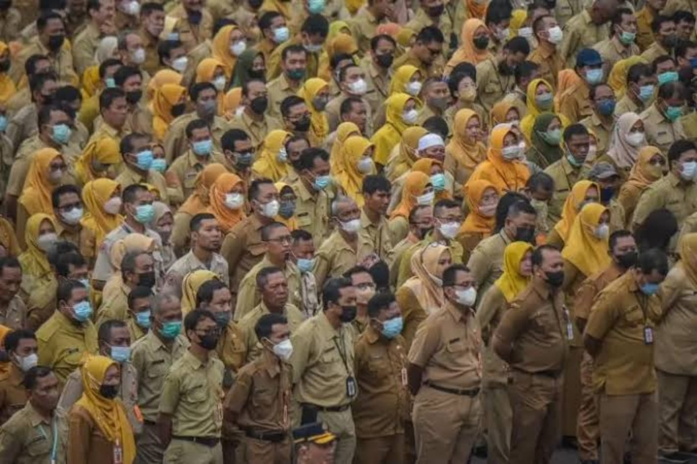 Ilustrasi aparatur sipil negara.