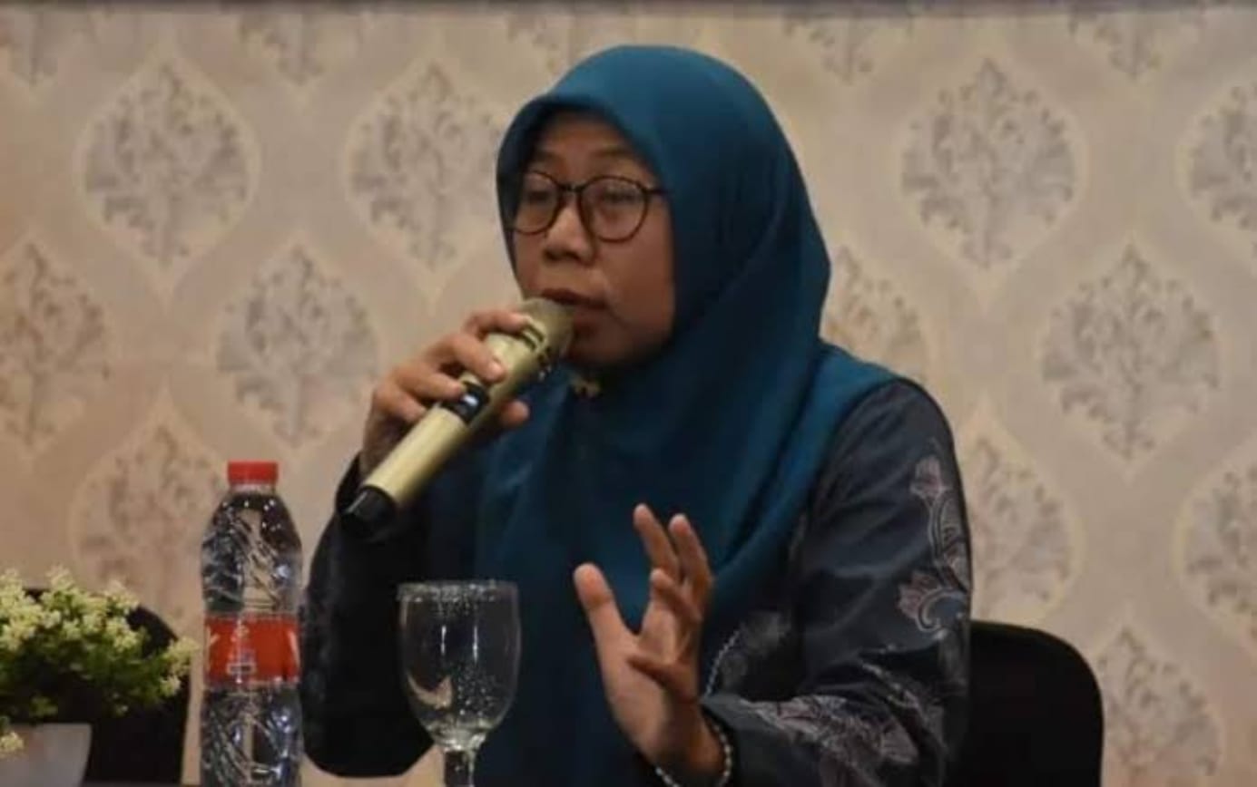 JELANG PEMILU: Ketua KPU Kabupaten Pekalongan saat menghadiri suatu acara.