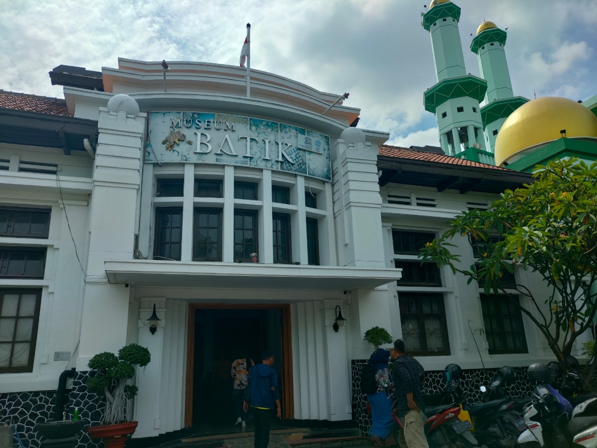 Museum Batik Pekalongan salah satu ikon batik yang ada di Kota Pekalongan. (Riyan Fadli Jawa Pos Metro Pekalongan)