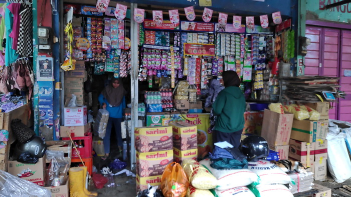 PASAR: Beras di wilayah Kota Pekalongan salah satunya di Pasar Grogolan dijamin ketersediaannya, menjelang ramadhan dan Idul Fitri.