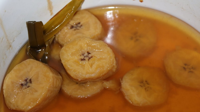 SEGAR: Penampakan menu kolak pisang yang segar dan enak.