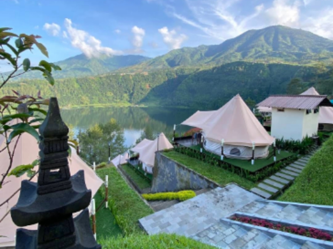 Glamping seru di Wonosobo. (Istimewa)