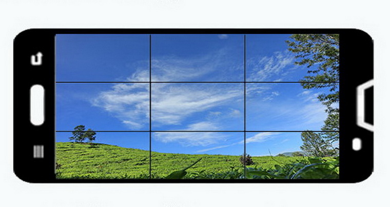 PENAMPAKAN GRID PADA HANDPHONE
