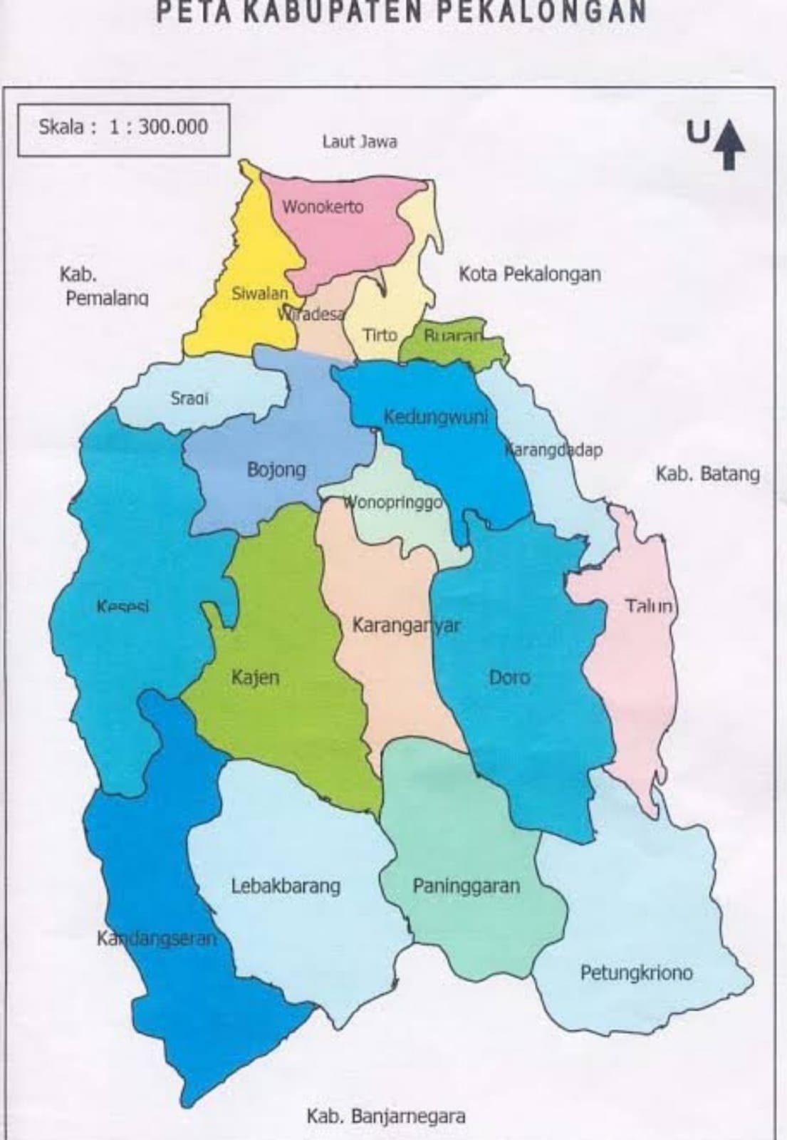 PETA KABUPATEN PEKALONGAN