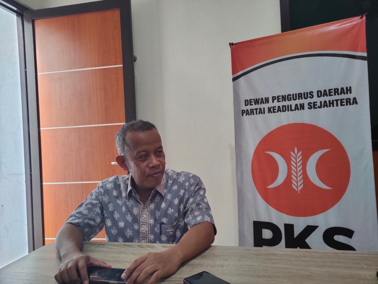 Wakil Ketua Tim Pemenangan Pilkada PKS Batang, Sidqon Hadi. (Riyan Fadli Jawa Pos Metro Pekalongan)