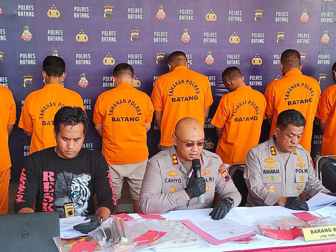 Kapolres Batang AKBP Nur Cahyo Ari Prasetyo. (Riyan Fadli Jawa Pos Metro Pekalongan)
