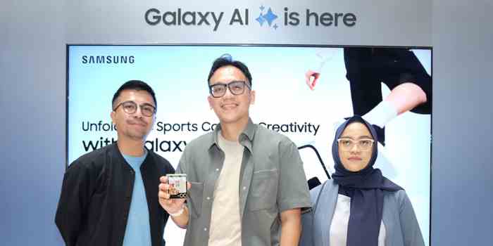 BERINOVASI : Head of Brand Partnerships TikTok Indonesia Haswar Hafid, MX Product Marketing Senior Manager Samsung Electronics Indonesia Ilham Indrawan, dan Director Kantar Indonesia Dwi Anggraeni.