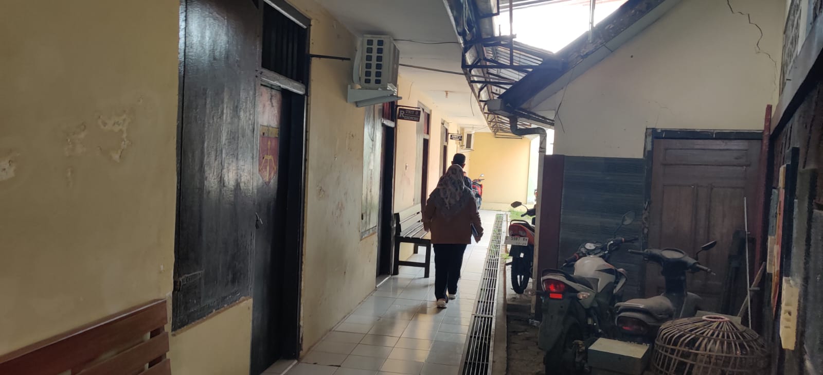 PEMERIKSAAN: Nampak ruangan Satreskrim Polres Pekalongan Kota.