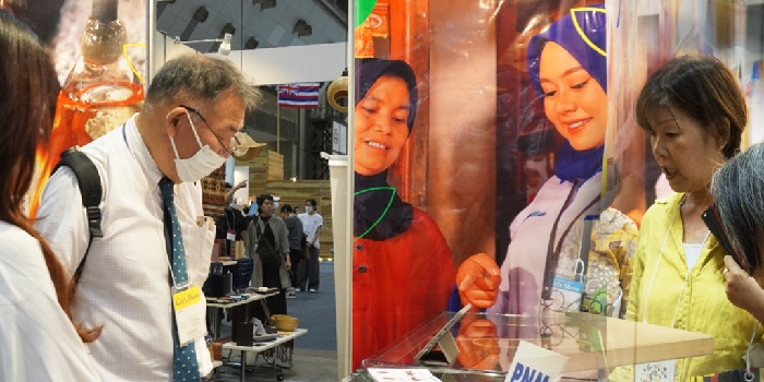 PEDULI PELANGGAN : PNM melibatkan pelanggannya dalam pameran Tokyo Gift Show ke 98 di Tokyo ini, merupakan pameran terbesar keempat di Jepang.