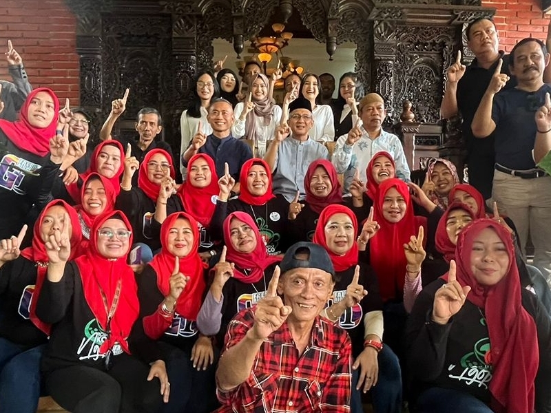Deklarasi dukungan dari dua mantan Bupati Batang terhadap Paslon Fauzi Fallas-Ahmad Ridwan.