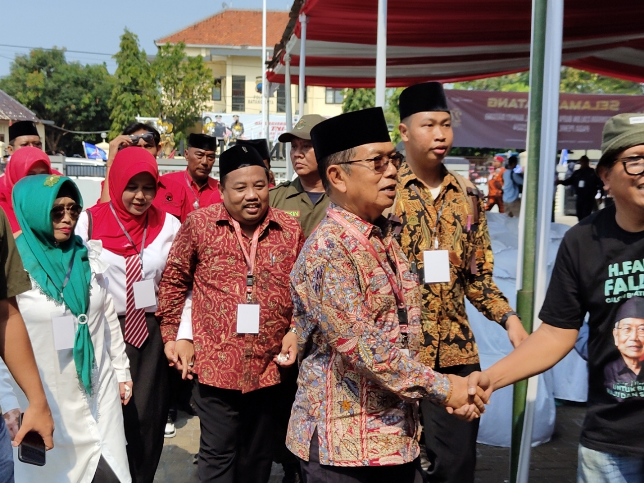 Paslon 01 Fauzi Fallas-Ahmad Ridwan Pilkada Kabupaten Batang.