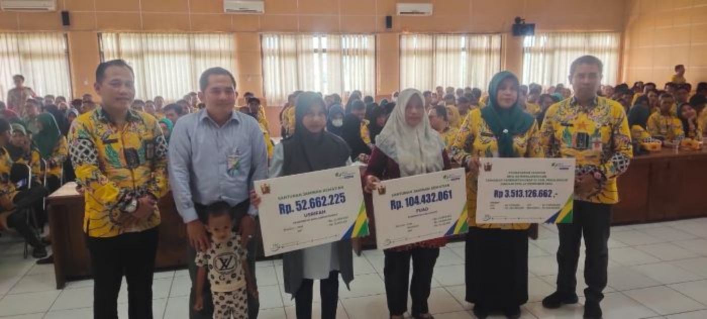 PEMBINAAN: Kegiatan Pembinaan dan Pengawasan Kepatuhan Pembayaran Iuran BPJS Ketenagakerjaan Terhadap Pemerintah Desa Se-Kabupaten Pekalongan, beberapa waktu lalu.