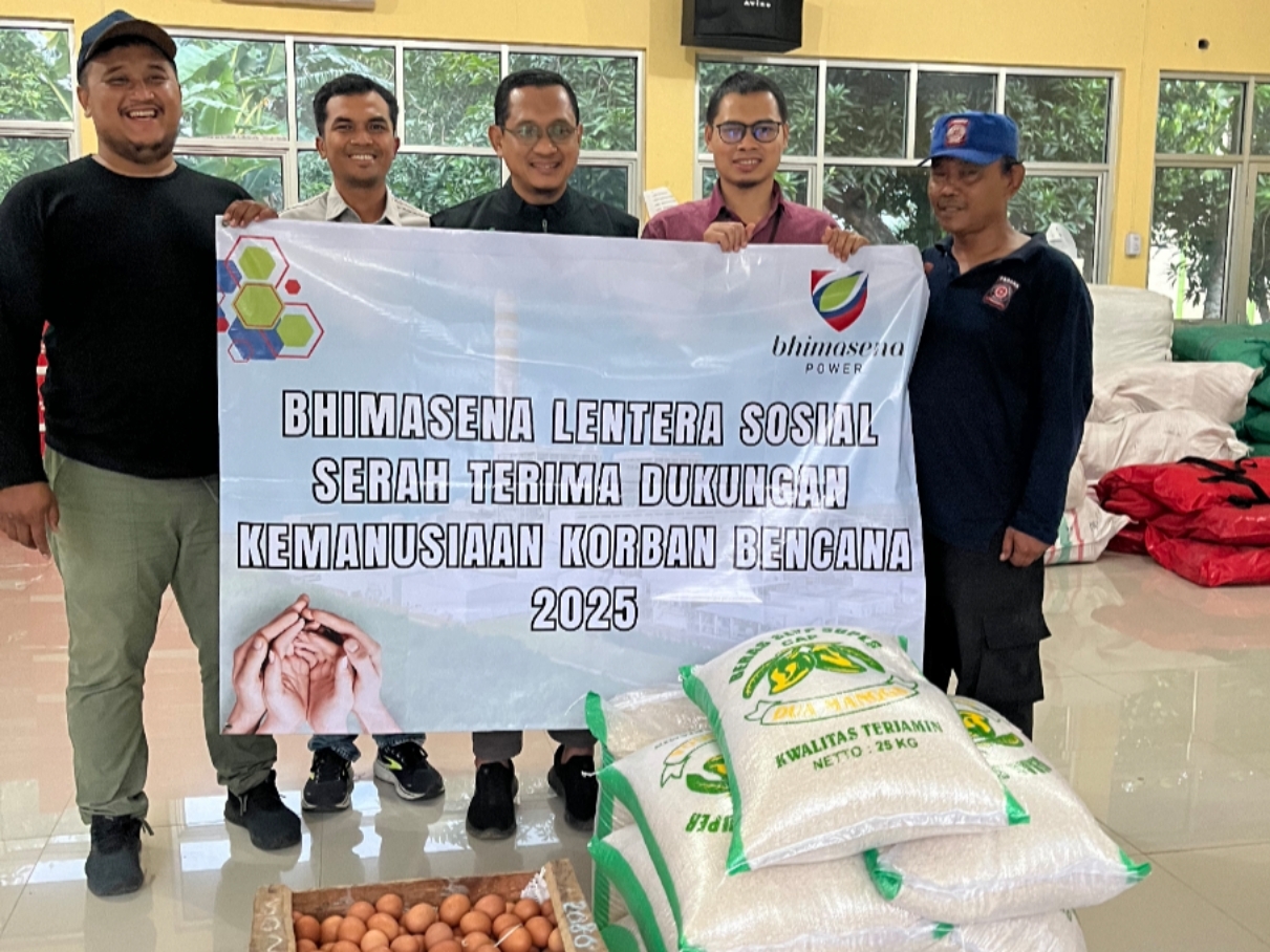 BPI Serahkan Bantuan Pangan ke Dapur Umum Dinsos Batang untuk Korban Bencana Banjir.