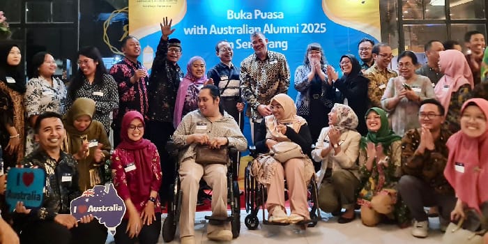 BUKA BERSAMA : Konsulat Jenderal Australia di Surabaya menyelenggarakan acara Buka Puasa bersama Alumni Australia pada tanggal 4 Maret 2025 di Rosti Caf&eacute; di Semarang.