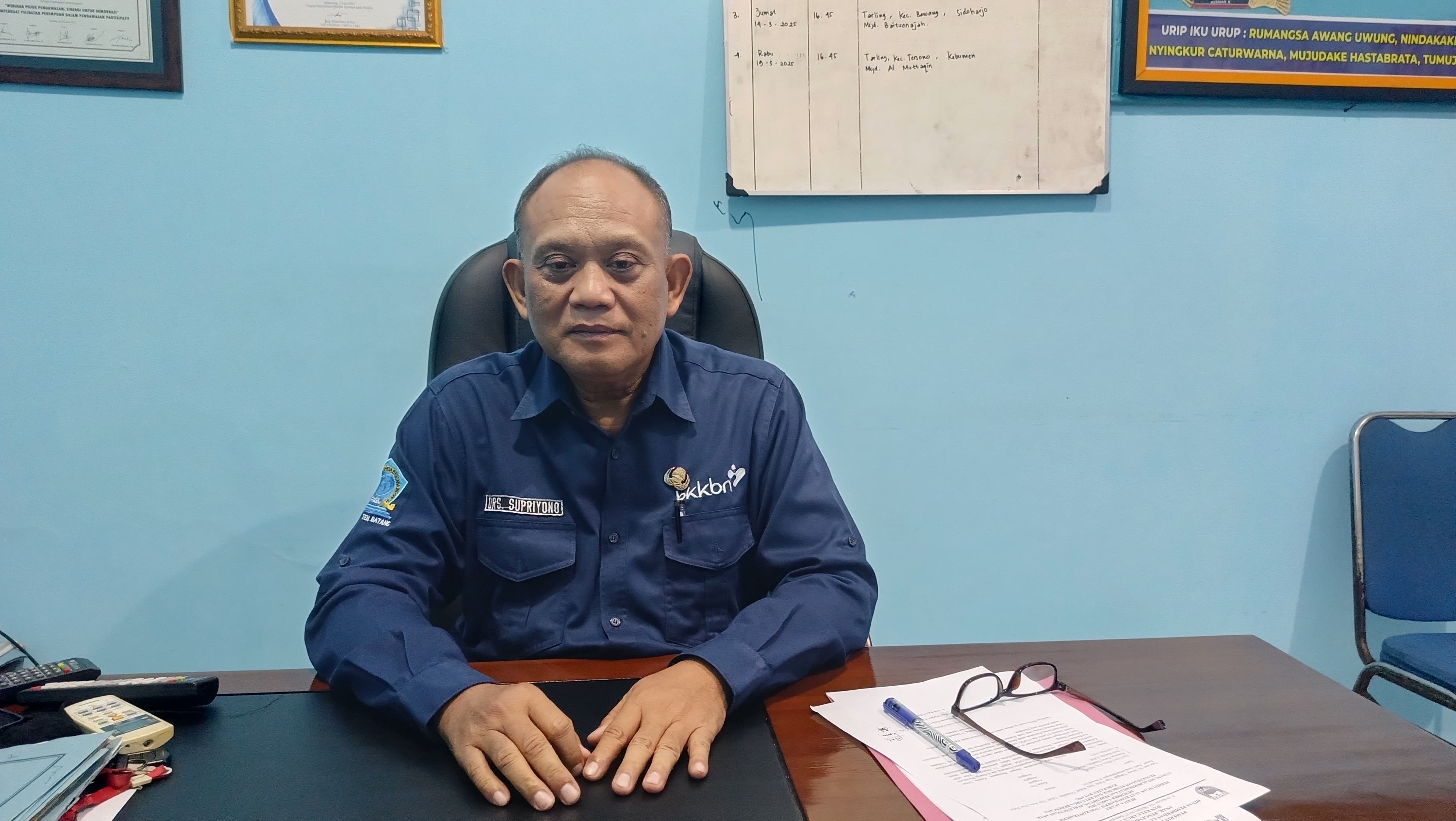 Kepala DP3P2KB Kabupaten Batang, Supriyono