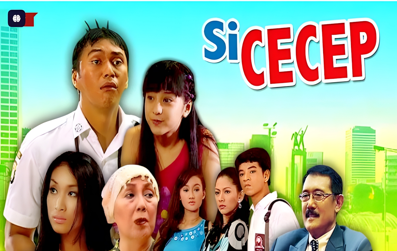 LEGENDA - Poster sinetron seri Cecep yang diperankan Anjasmara.