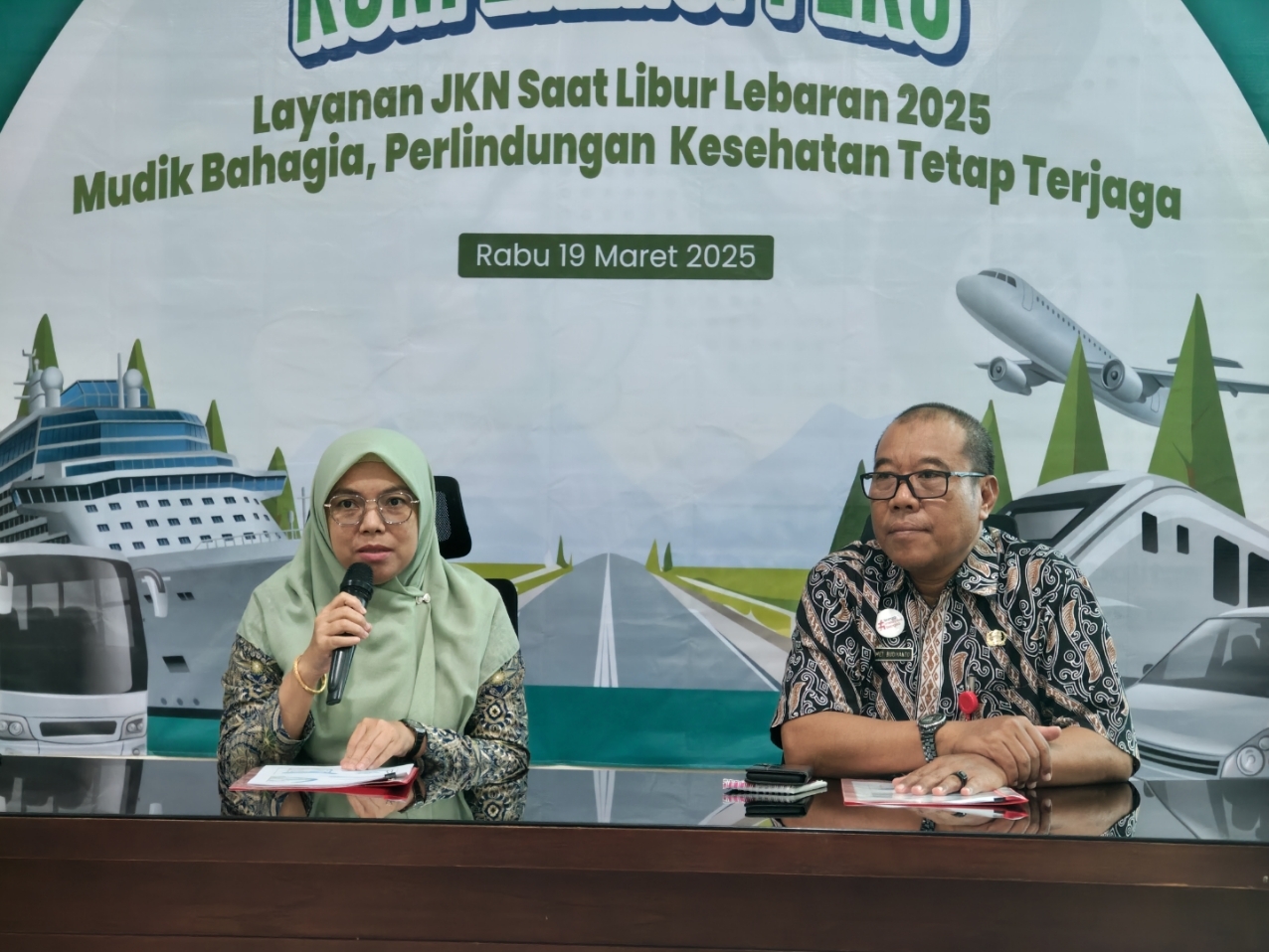 Konferensi Pers BPJS Kesehatan Kantor Cabang Pekalongan.