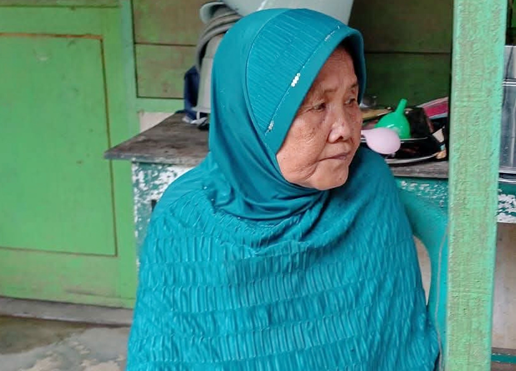 FOTO KORBAN - Penampakan korban jatuh di sungai Sumiah (70), warga Sambongsari, Weleri semasa hidup.