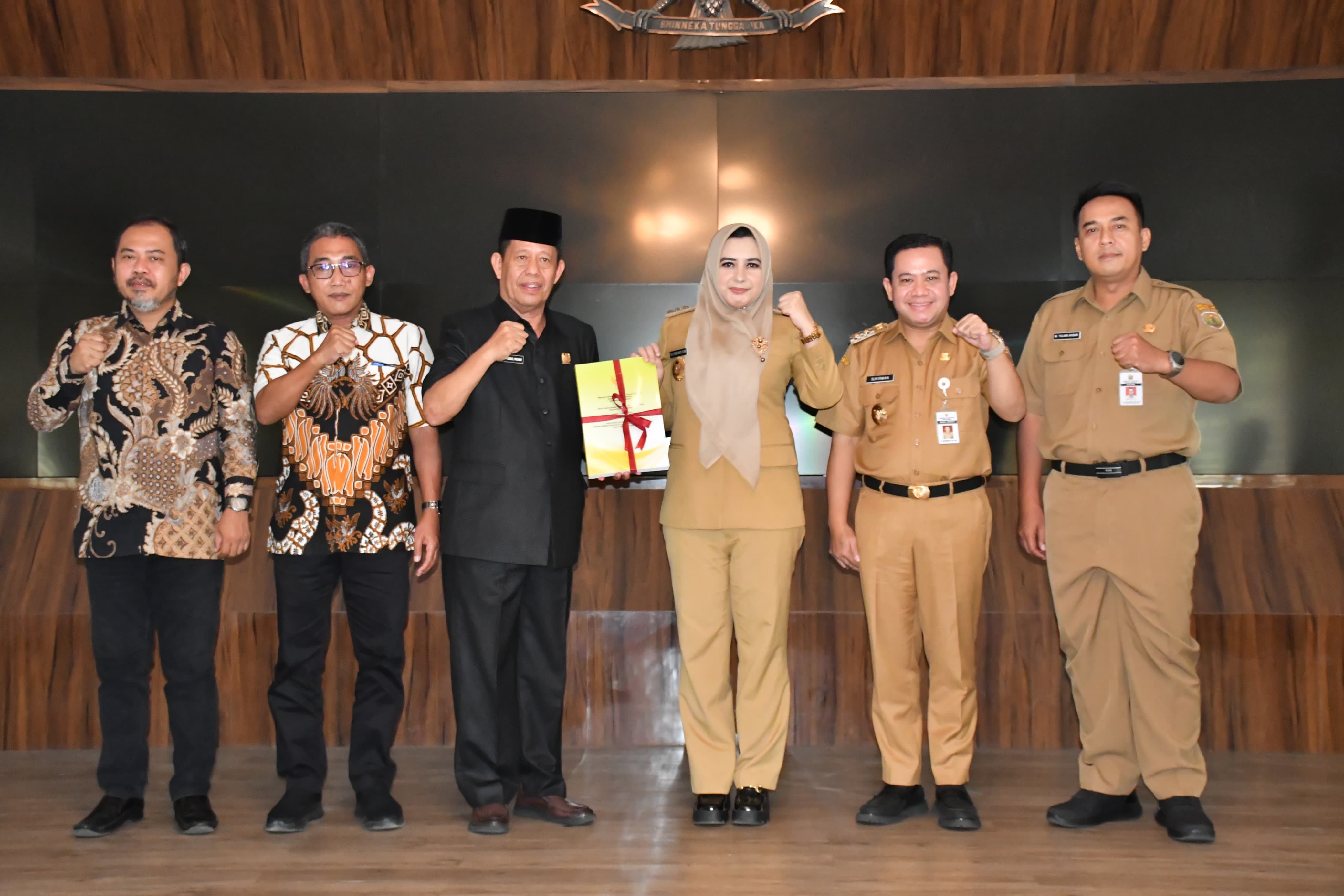 MUSRENBANG: Bupati Pekalongan Fadia Arafiq saat membuka Musrenbang dalam rangka penyusunan RKPD dan RPJMD, di Aula Setda, Senin (24/3/2025).