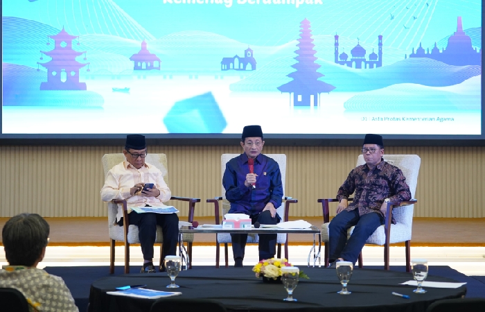 ASTA PROTAS : Menag Nasaruddin Umar mengenalkan Asta Protas Kemenag Berdampak.