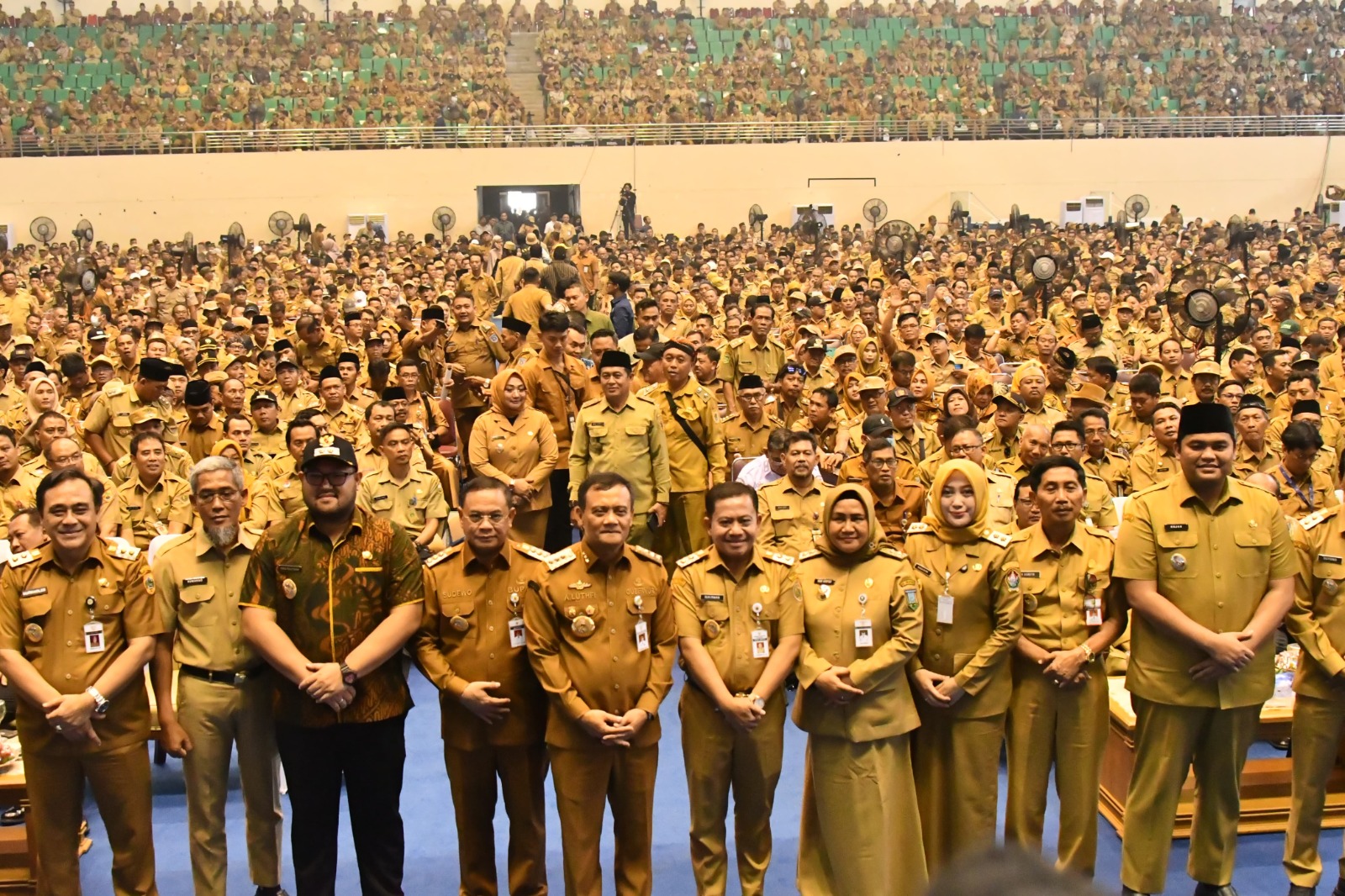 ANTIKORUPSI: Wakil Bupati Pekalongan Sukirman saat menghadiri Sekolah Antikorupsi Gubernur Jateng, Selasa (29/4/2025).