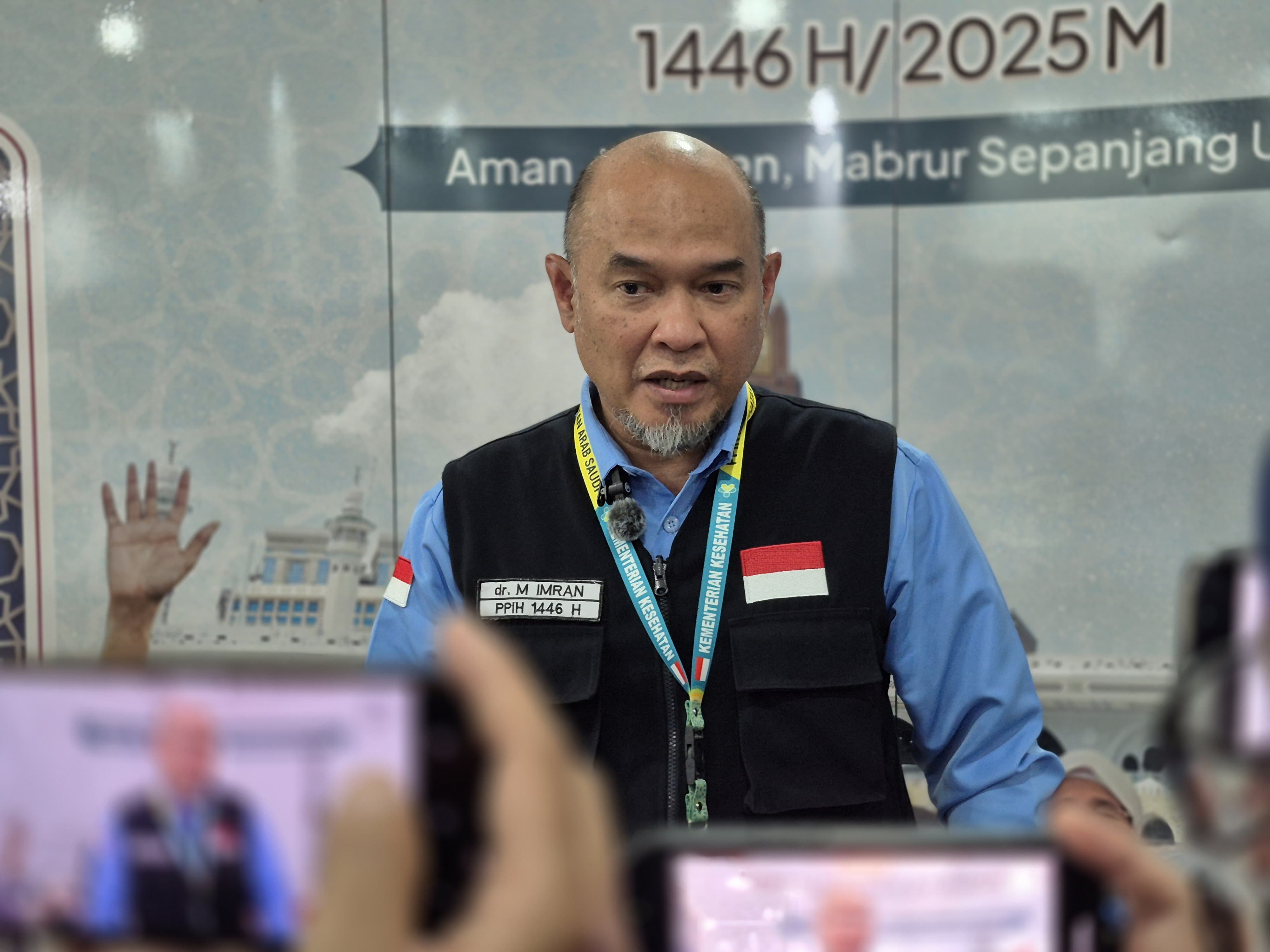 Kepala Bidang Kesehatan Petugas Penyelenggara Ibadah Haji (PPIH) Arab Saudi, dr. Mohammad Imran, MKM
