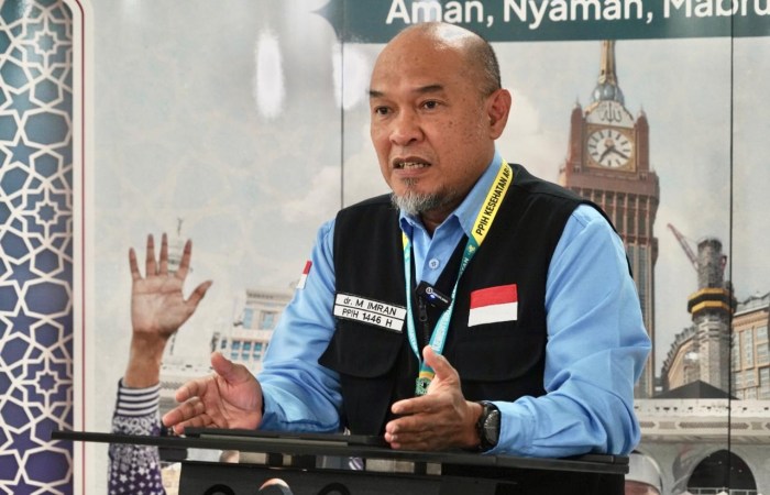 Kepala Bidang Kesehatan PPIH Arab Saudi, dr. M. Imran.