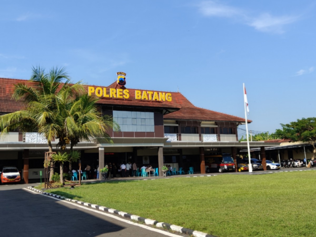 Suasana Mapolres Batang.